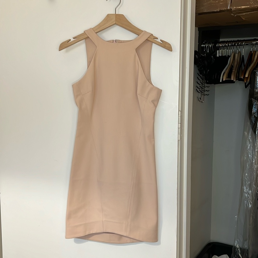 Elizabeth and James Cream Mini Dress